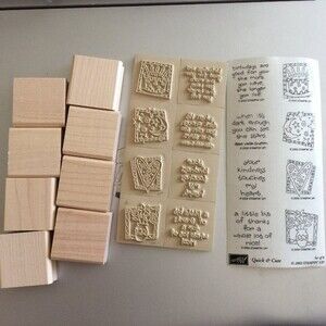 INVENTORY REDUCTION SALE. Stampin Up Quick & Cute 2002 Set B1